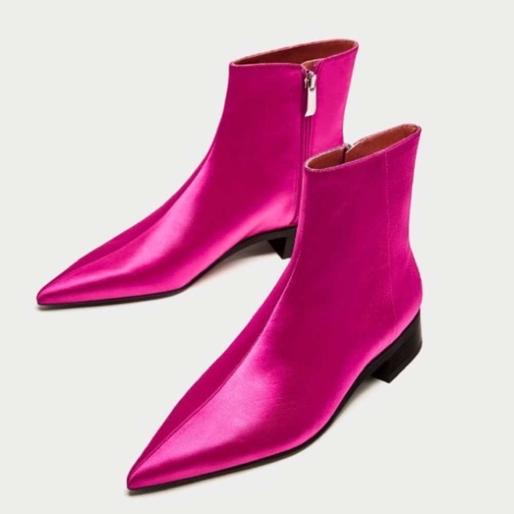Zara pink boots